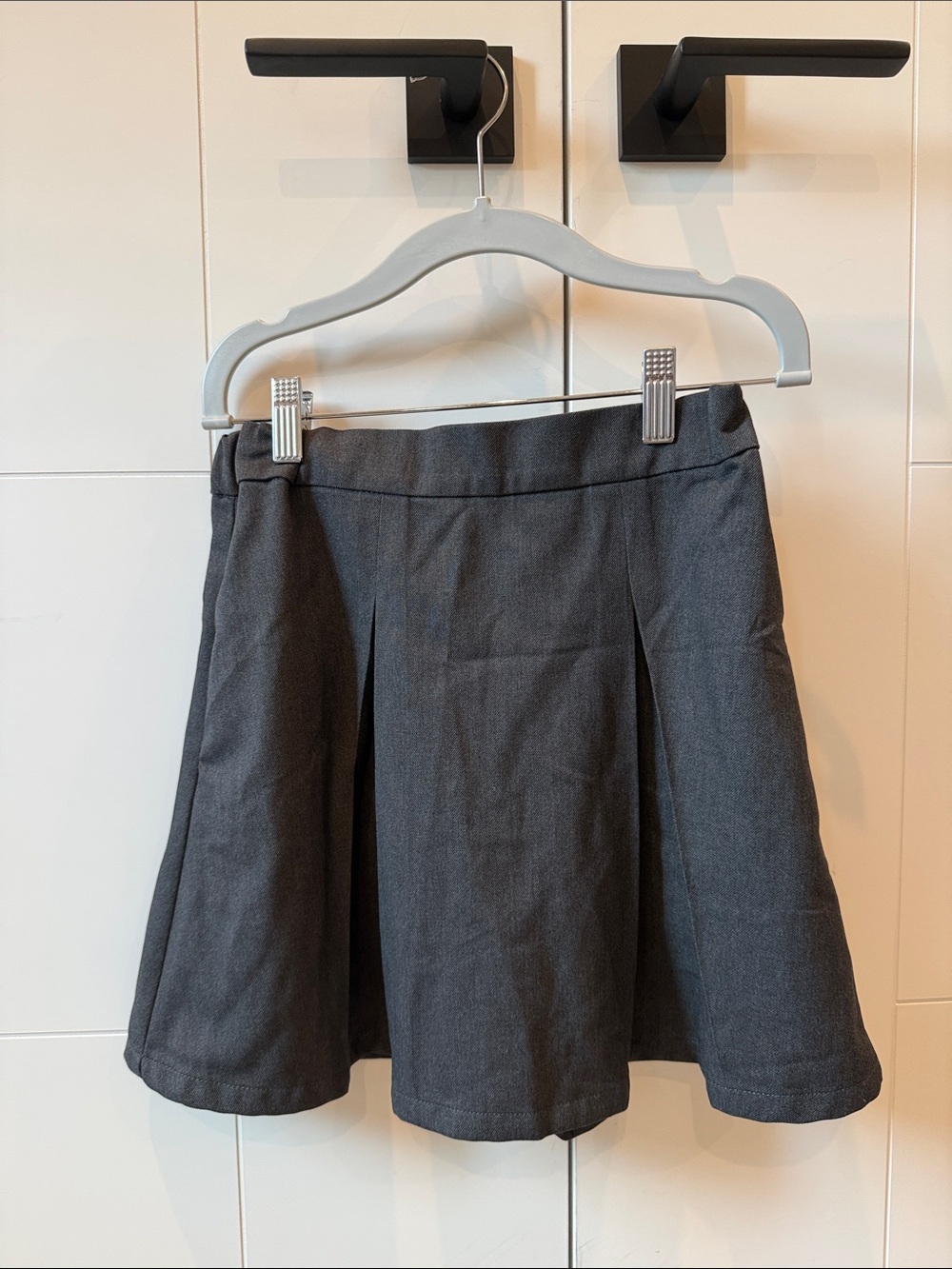 H&M Dark Grey Uniform Skirt -Girls